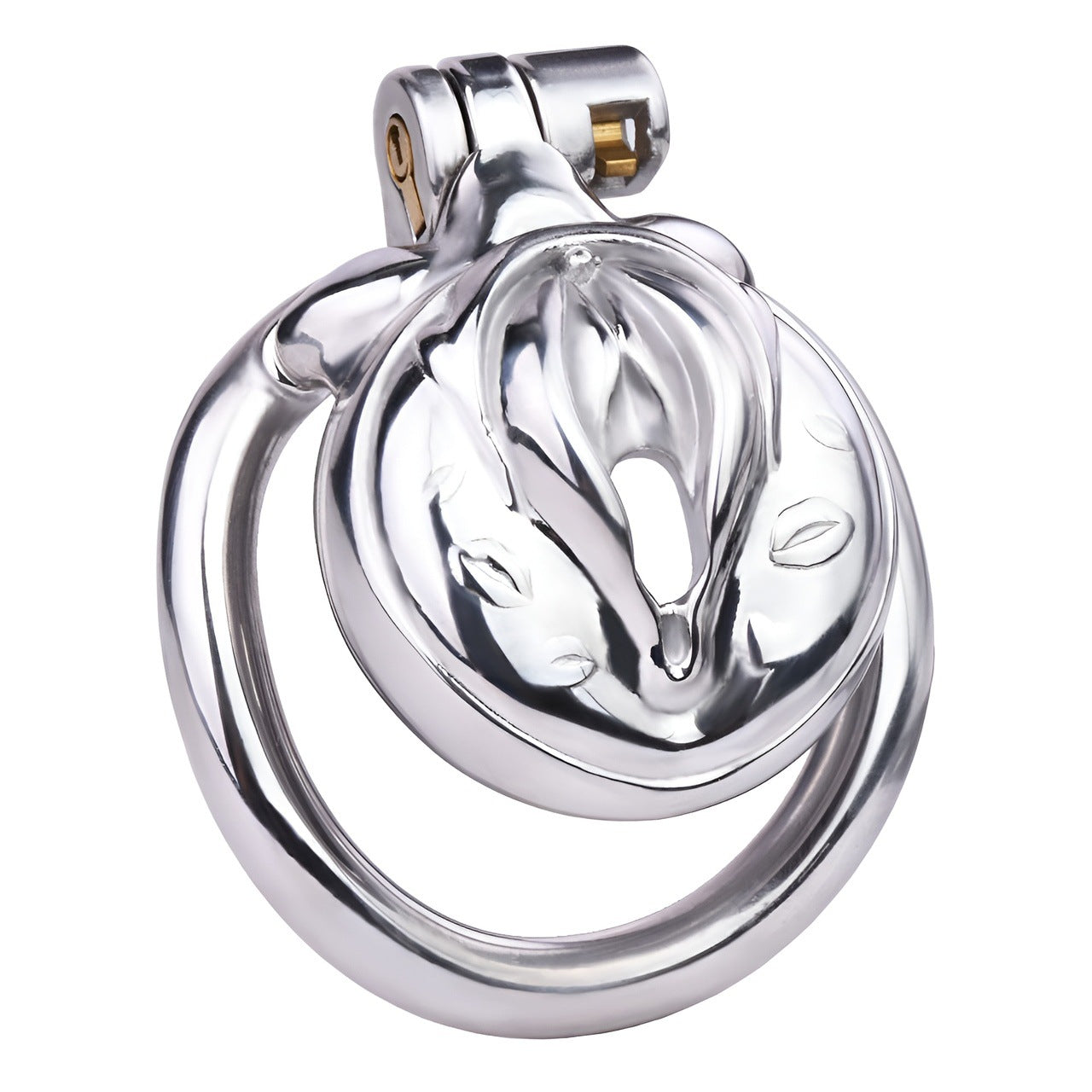 Pus*y Shaped Chastity Cage