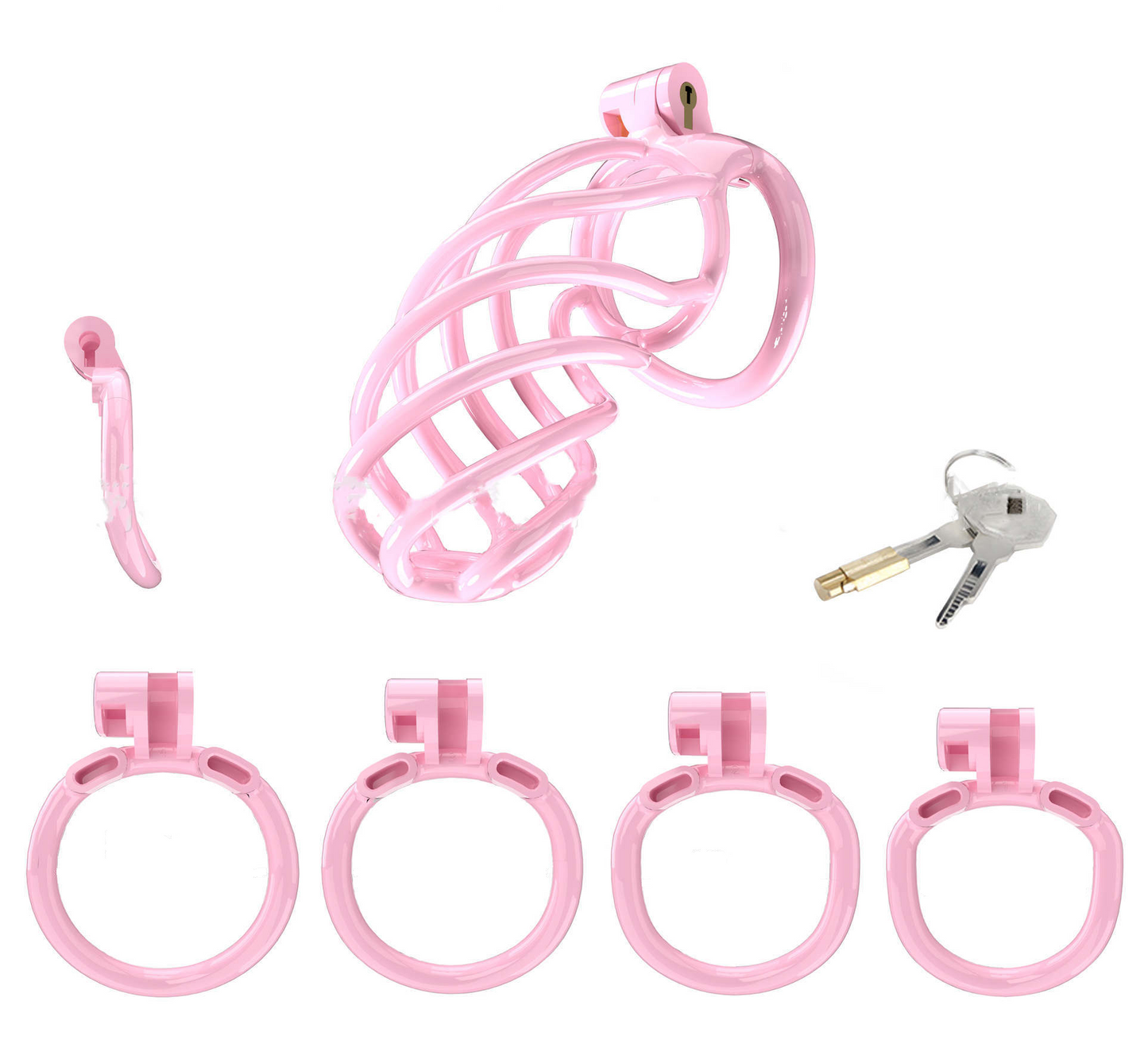Spiral Pink Cage