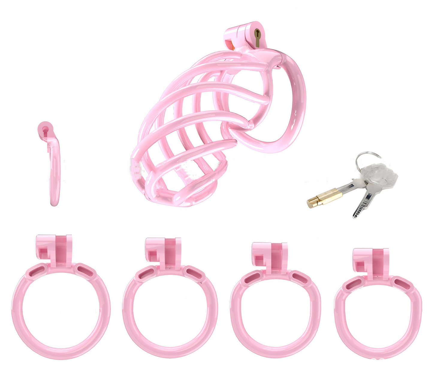 Spiral Pink Cage